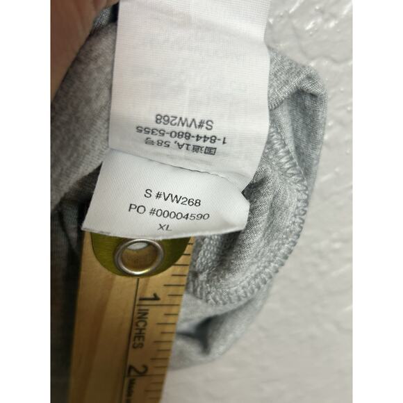 Vuori Halo Performance Hoodie 2.0 Gray Zip Up Stretch Women’s XL - Picture 10 of 10